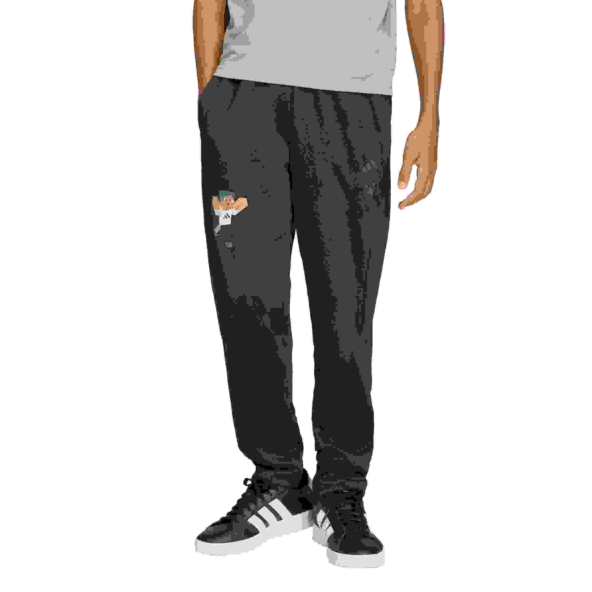 adidas Minecraft Big Kids' Black Training Pants